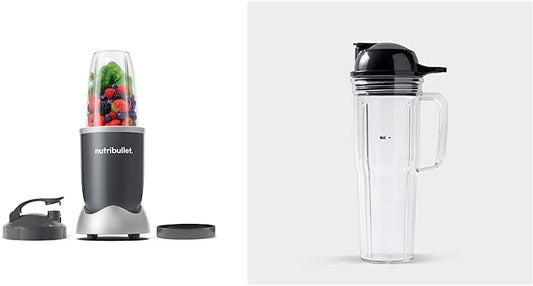 NutriBullet 600W Blender & Travel Cup Combo - Shake, Blend, & Go!