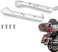 Chrome Saddlebag Rail Support Bracket for Harley Touring - Durable Fit