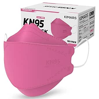 KIMARS KN95 Face Masks 100 Pack - Comfortable and Breathable