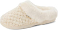 Dearfoams Women's Claire Textured Knit Clog Slipper - Cozy Memory Foam