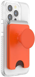 PopSockets Phone Wallet with Expanding Grip for MagSafe - Persimmon