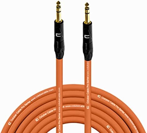 Coluber Cable 1/4 TRS Male to Male - 75 Feet for Audio Setup