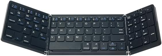 Portable Bluetooth Keyboard with Numeric Keypad