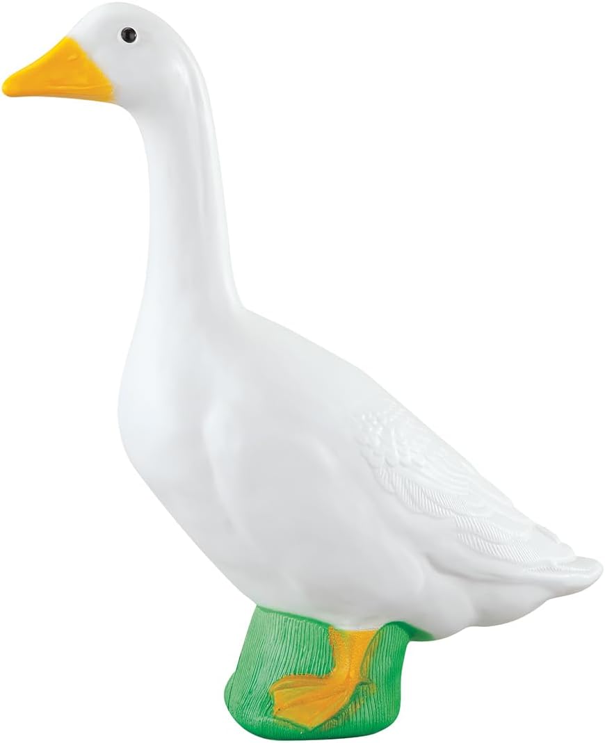 Gaggleville 23in Large White Goose - Whimsical Garden Decor