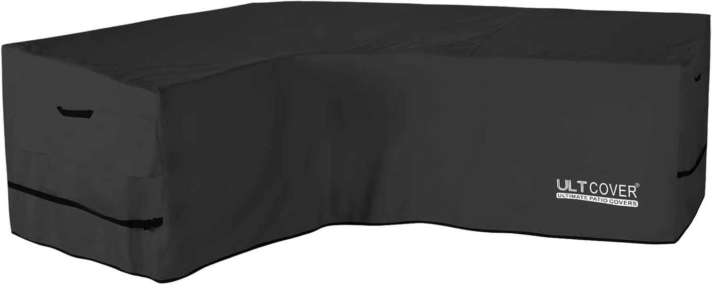 ULTCOVER Waterproof L-Shaped Patio Sofa Cover for 4-Seater