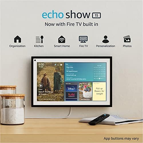 Alexa Smart Display | Full HD 15.6 Screen | Fire TV | Remote |