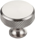 Round Stainless Steel Knobs 25 Pack Brushed Nickel - Kitchen Update