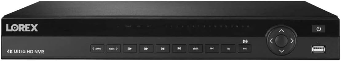 Lorex N882A63B 16 Channel 4K HD Security System with NVR