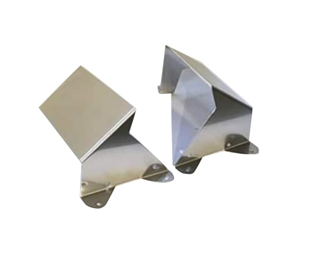 Fits HONDA TRX 250 R Smooth Aluminum Radiator Air Scoops