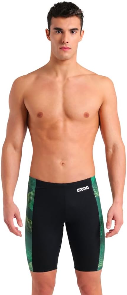 Arena Men's Performance Halftone Swim Jammer for Competitive Swimmers