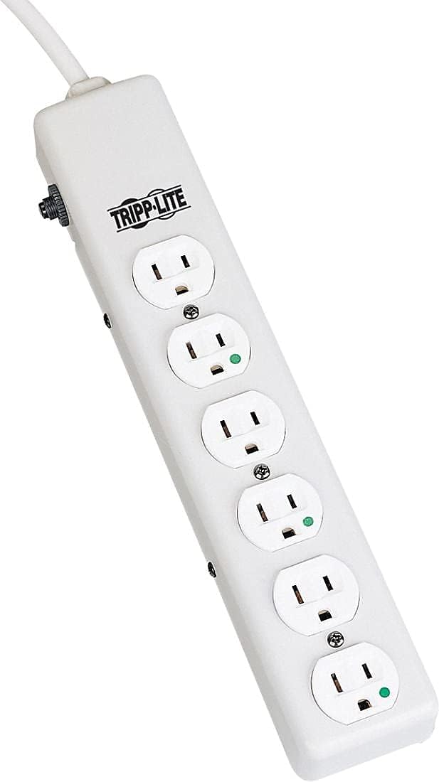 Tripp Lite Safe-IT Medical-Grade Power Strip with 6 Outlets