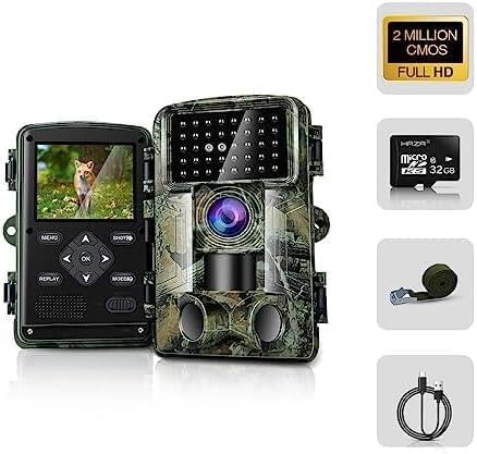 58MP Night Vision Trail Camera - Capture Wildlife Clear & Sharp!