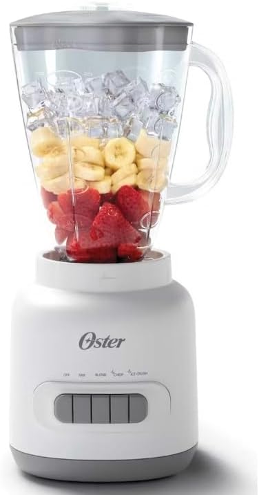 Powerful 700-Watt White Blender, 5 Speeds