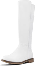 Shoe'N Tale Women's Knee High Boots Flat Low Heel - Comfortable Fit