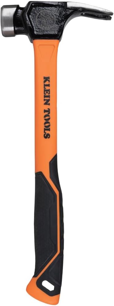 Klein Tools 26-Ounce Claw Milled Hammer for Heavy Duty Use