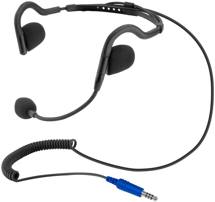 Rugged Radios Lightweight Behind The Head Headset for Intercoms