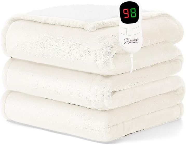 Homemate Heated Blanket Electric Throw - Comfort and Safety Combined