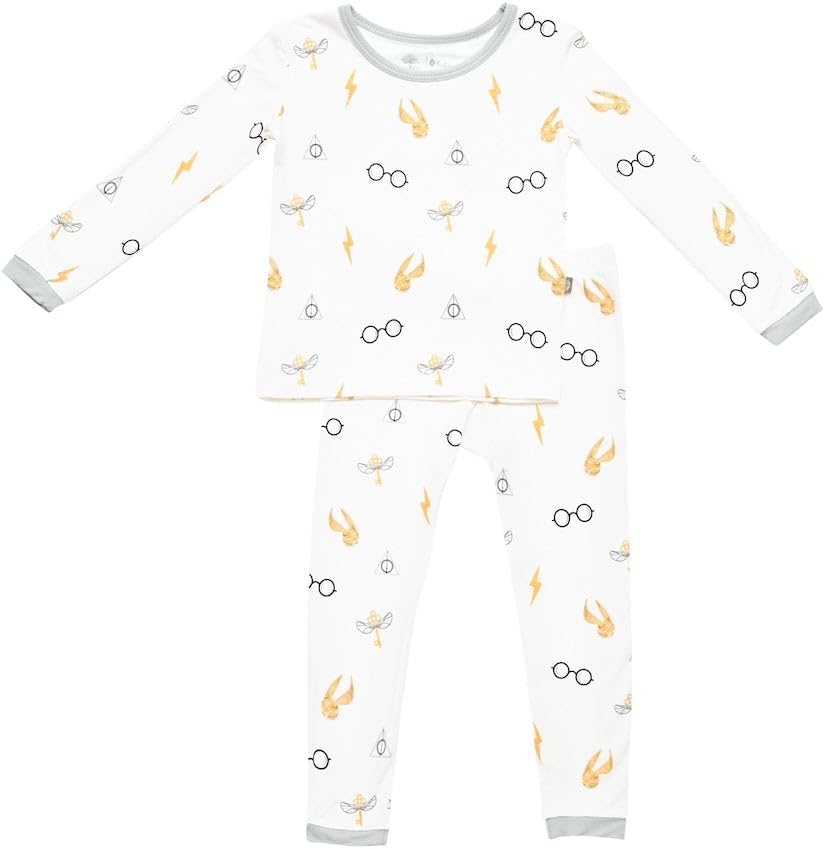 KYTE BABY Toddler Pajama Set - Soft Bamboo Rayon Pjs for Kids