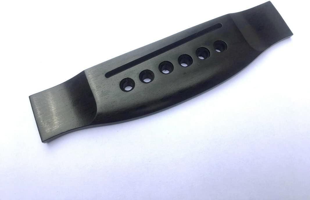 Premium Ebony Wood Guitar Bridge for Superior Acoustic Sound