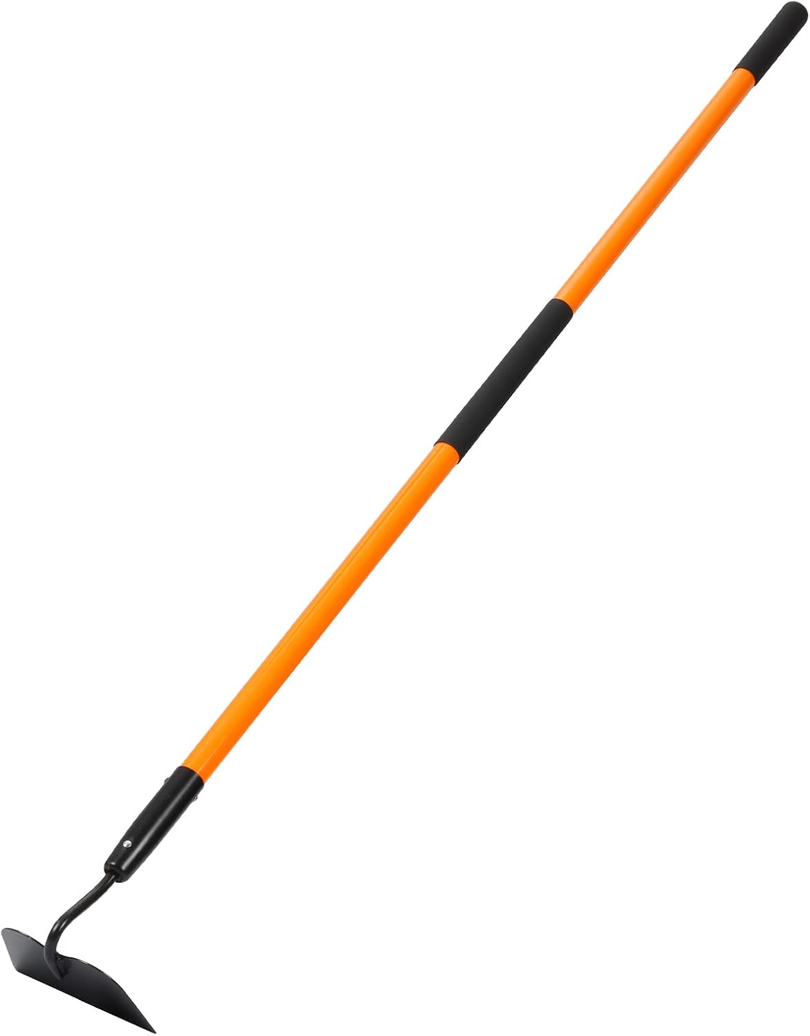 VNIMTI Heavy Duty Garden Hoe Tool for Weeding, 58 Inches Long