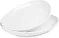 Porcelain Oval Serving Platters 14.5 in 2-Pack - Durable White