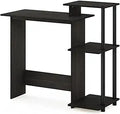 Efficient Home Laptop Notebook Computer Desk with Square Shelves