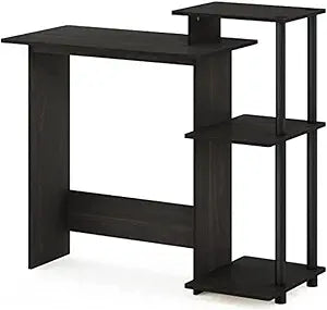 Furinno Efficient Home Laptop Desk with Square Shelves for Space