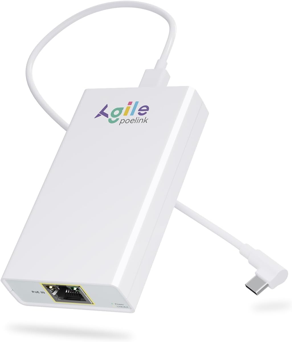 Gigabit PoE to USB C Converter for Fast Internet Access