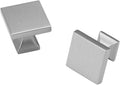 homdiy 30 Pack Square Cabinet Knobs Brushed Nickel - Modern Upgrade