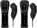 Controller for Wii Remote and Nunchuck Black - Wireless Replacement