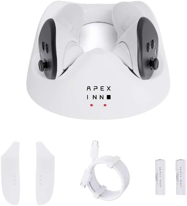 APEXINNO Compact Charging Dock for Meta Quest 3/3S Controllers