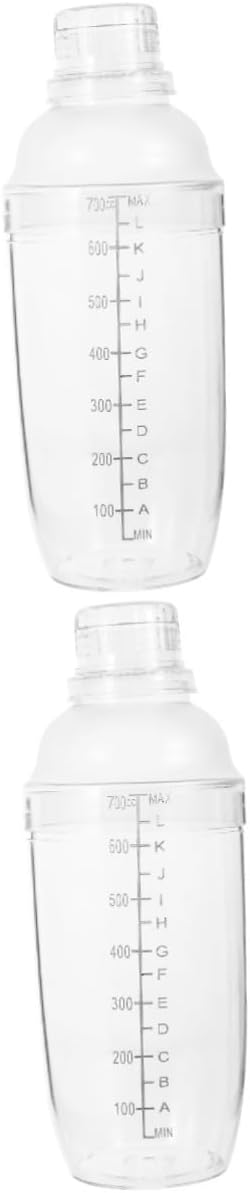 VOSAREA Clear Cocktail Shaker Set - Perfect Drink Mixing Companion!