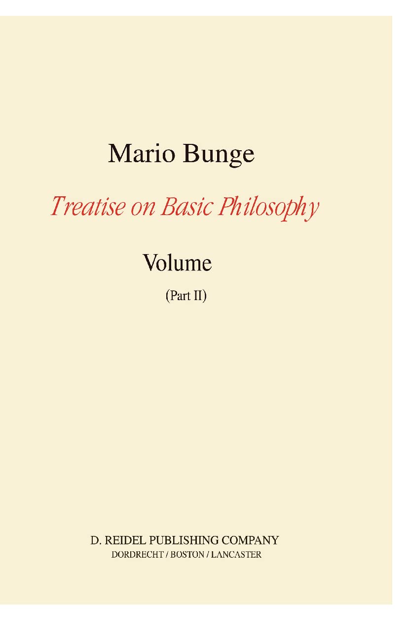Treatise on Basic Philosophy Volume 7 on Science and Technology