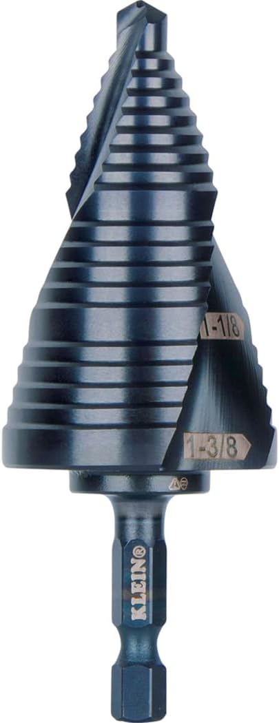 Klein Tools QRST15 Step Drill Bit for Quick and Precise Drilling