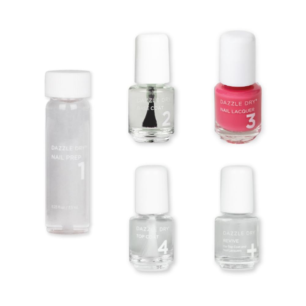 Dazzle Dry Mini Kit 4 Step System for Perfect Manicures