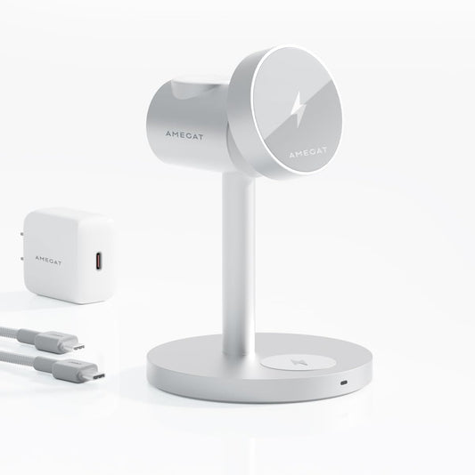 MagFusion 3-in-1 Charging Station: 15W Fast Charge!