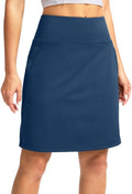 20 in Golf Skorts Skirts for Women with 7 Pockets - Knee Length