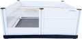Whelping Box for Dogs and Puppies with Clear Window Panel - Easy Clean