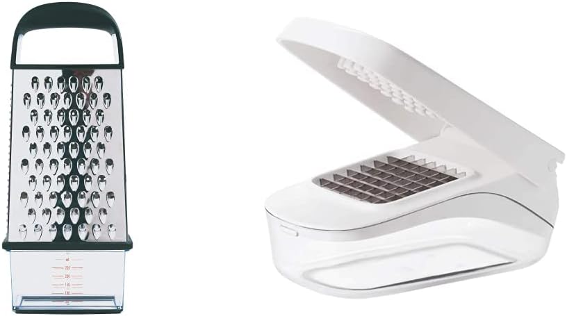 OXO Good Grips Box Grater and Vegetable Chopper Set for Kitchen