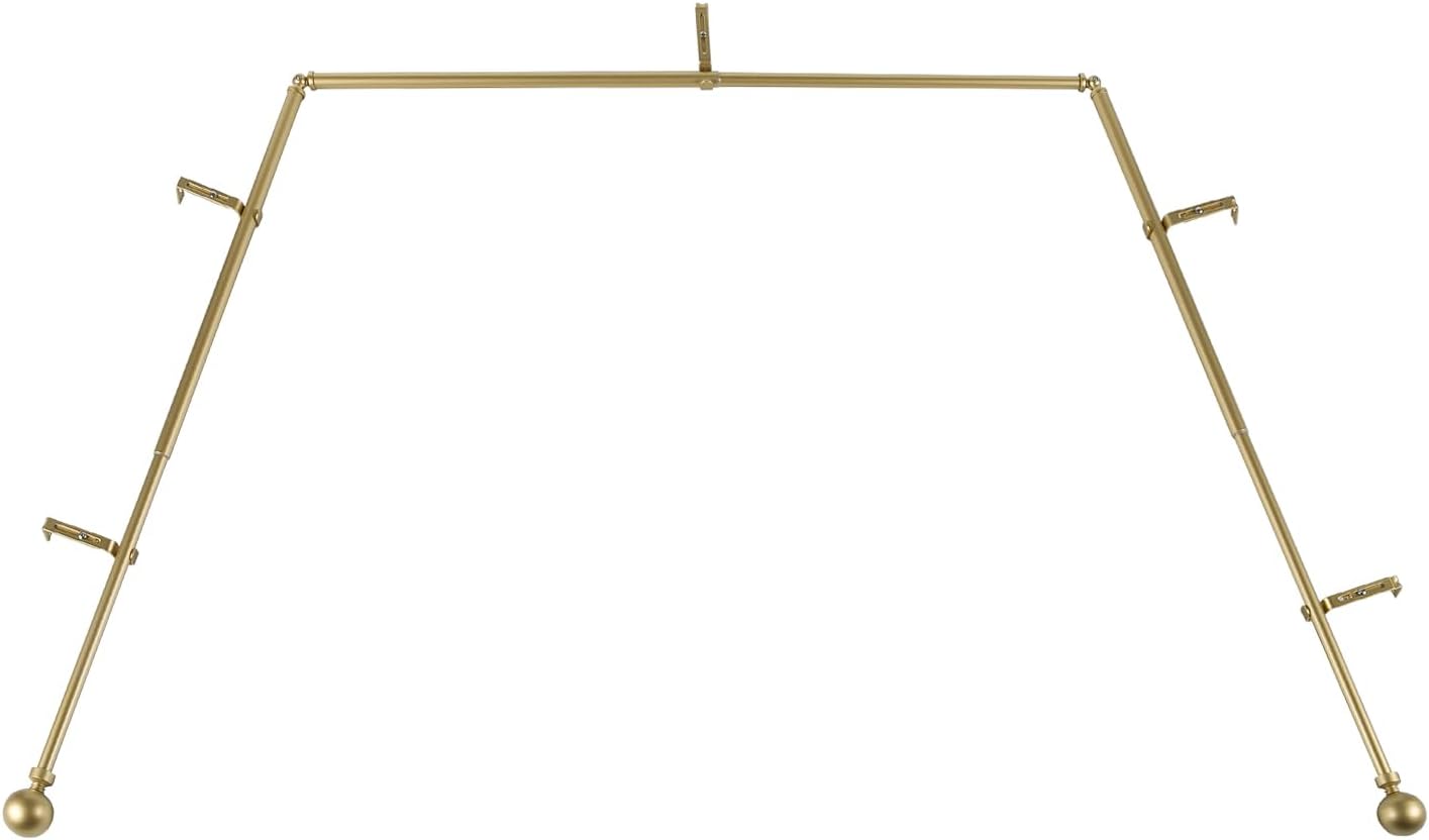 Adjustable Golden Bay Curtain Rod 59-106 Inch