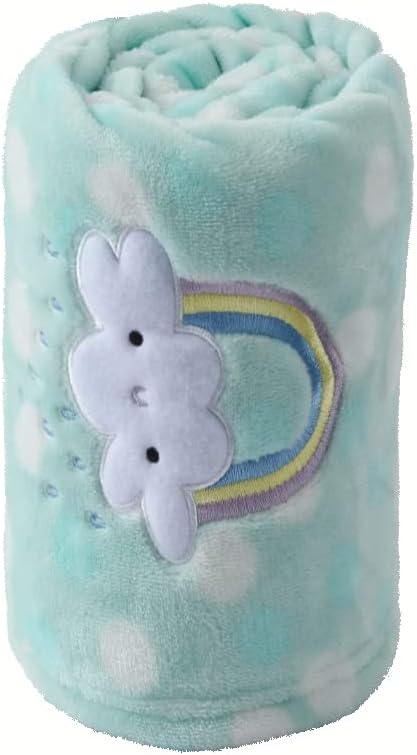 Ultra-Soft Rainbow Baby Blanket - CREVENT 30X40