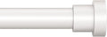 Modern Heavy Duty White Curtain Rod - 48-84 Inch