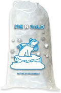 Ice Bags with Drawstring Closure 20lb 600ct - Durable Portable Ice