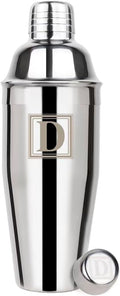 Personalized Monogram Cocktail Shaker - 24oz Stainless Steel - Perfect Gift!