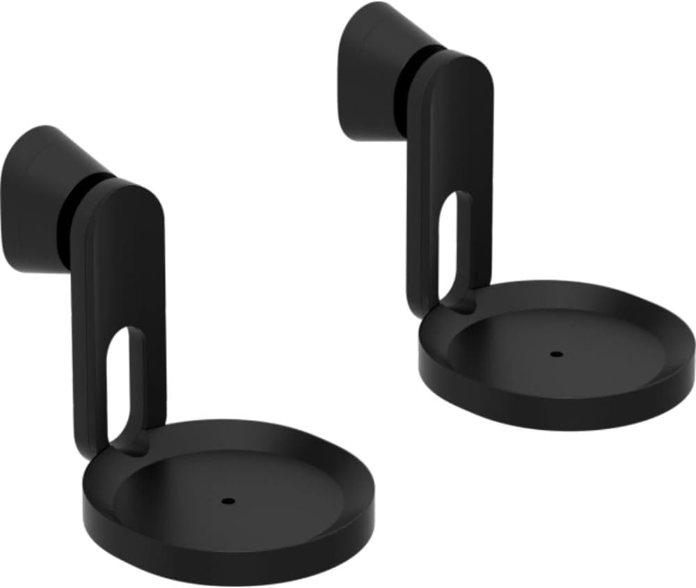 Enhance Sound | Flexson Floor Stands for Sonos Era 100 (Black, Pair)