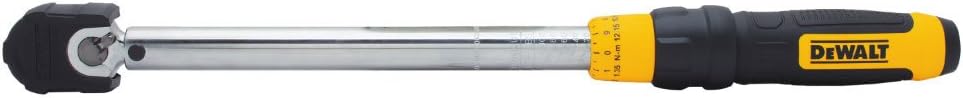 DEWALT Torque Wrench 3/8 inch Drive 20-100 FT-LB Micro Adjust