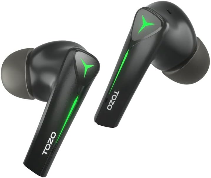 TOZO G1S Wireless Gaming Earbuds - 45ms Low-Latency & Breathing Light