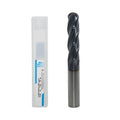 1/2in Extra Long Carbide Ball Nose End Mill - HRC 55 Deg
