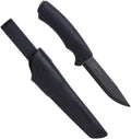 Morakniv Carbon Steel Fixed-Blade Bushcraft Knife - Tough 4.3in Blade