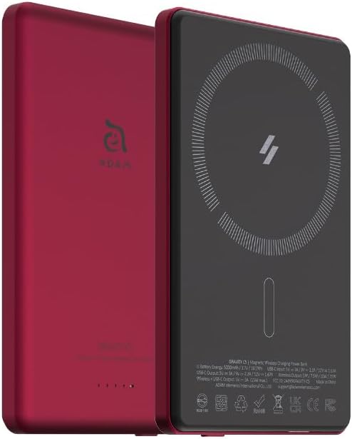 Magnetic Wireless Charging Power Bank for iPhone & AirPods - Fast Charge